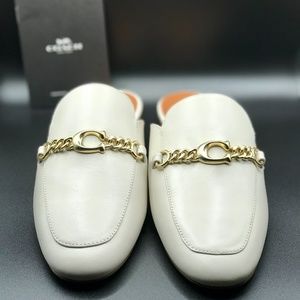 COACH Sofi Leather Slide NWT